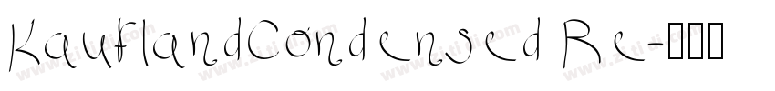 KauflandCondensed Re字体转换
